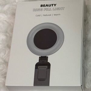 LED Ring Light with Phone Holder New in box